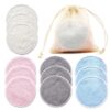 Reusable Bamboo Makeup Remover Pad 12 Pcs Set - Image 2